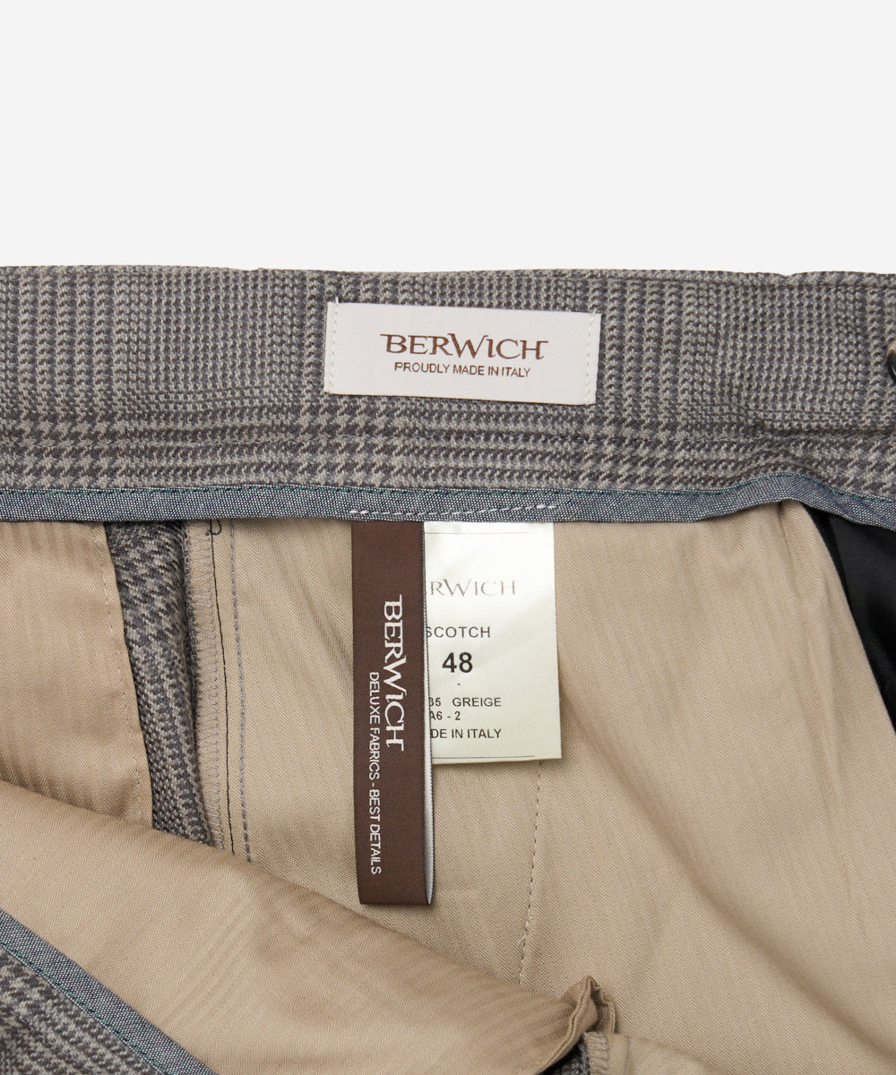 SCOTCH ガンクラブチェック アジャスター付きパンツ CA1435