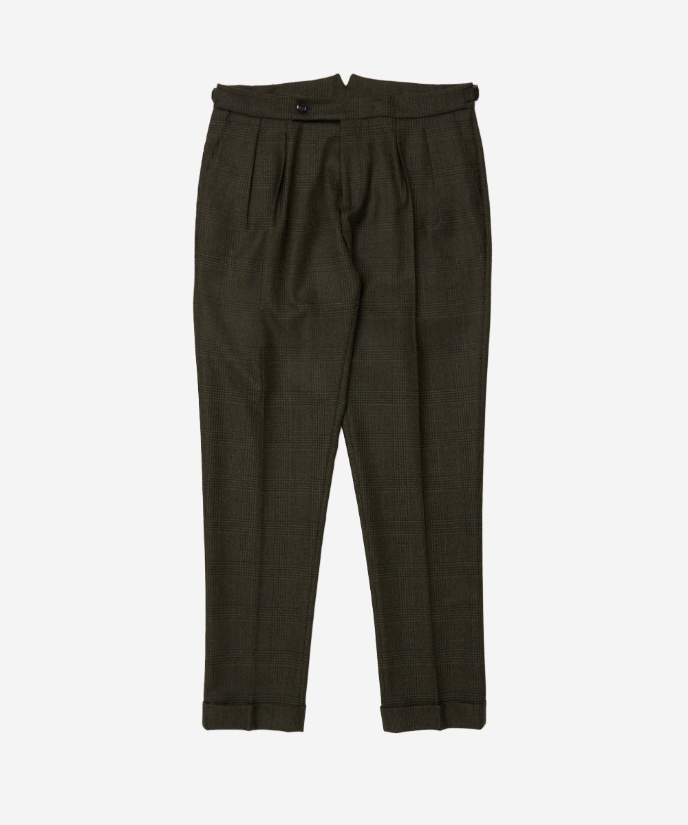 SCOTCH ガンクラブチェック アジャスター付きパンツ CA1435