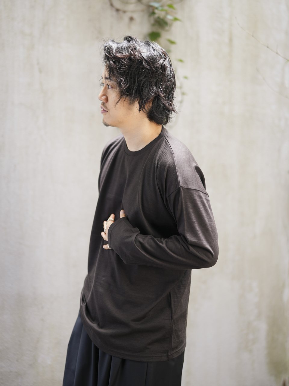 エムビー / HIGH-END 尾州WOOL JERSEY CLASSIC FIT CREW