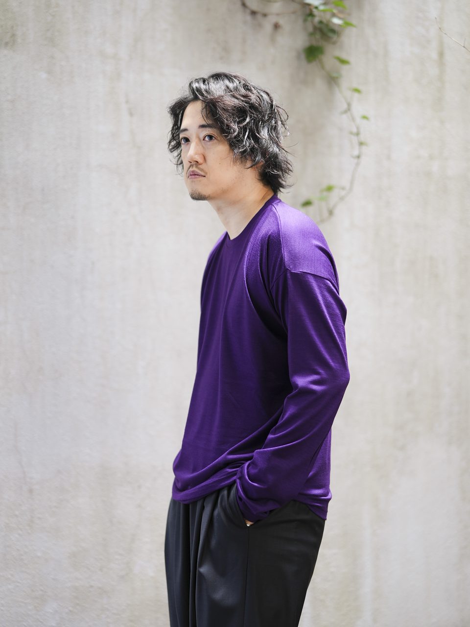 エムビー / HIGH-END 尾州WOOL JERSEY CLASSIC FIT CREW