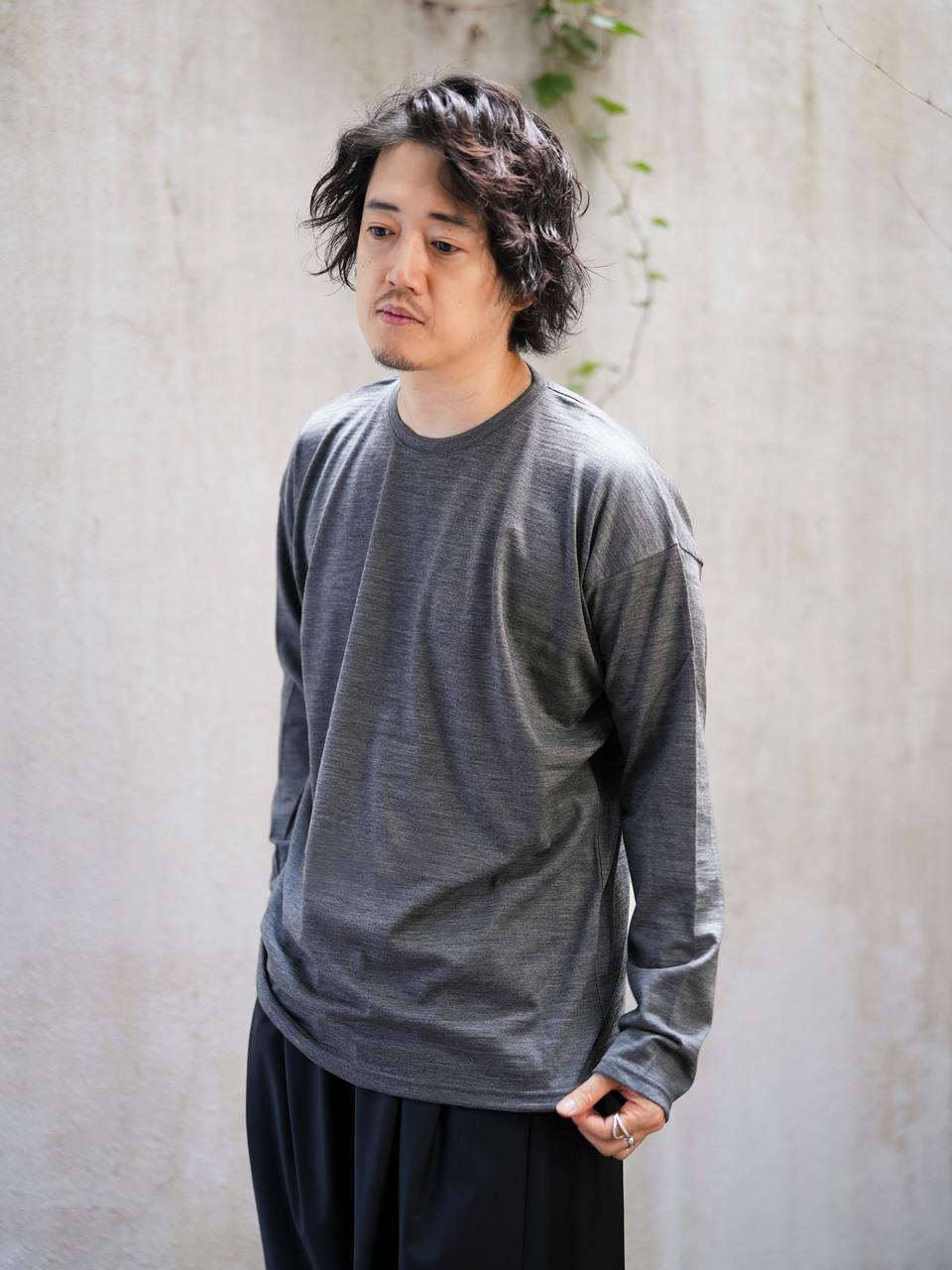 エムビー / HIGH-END 尾州WOOL JERSEY CLASSIC FIT CREW