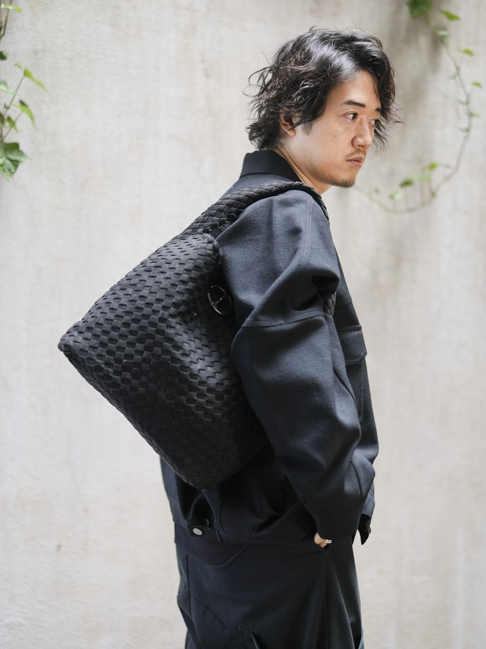 エムビー / OX JEWELRy Intrecciato -ADD- Editors Bag MEDIUM
