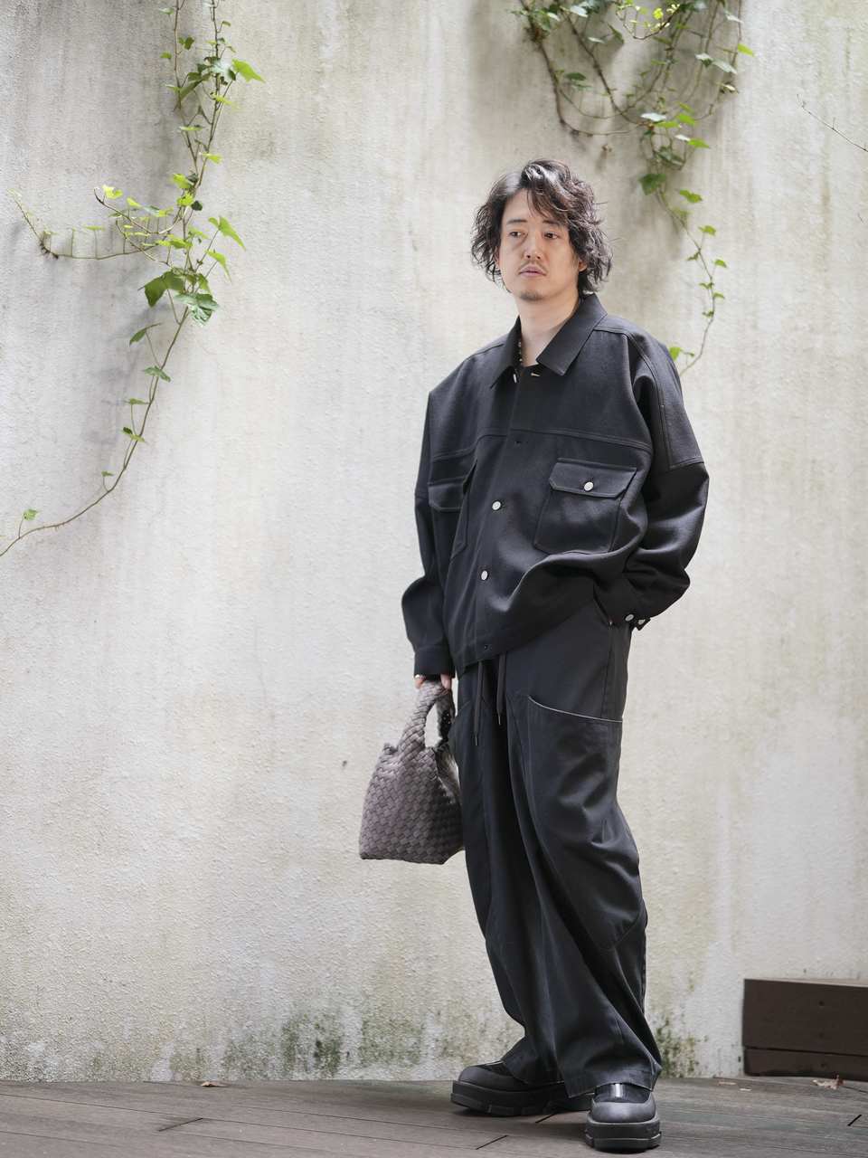 エムビー / OX JEWELRy Intrecciato -ADD- Editors Bag SMALL