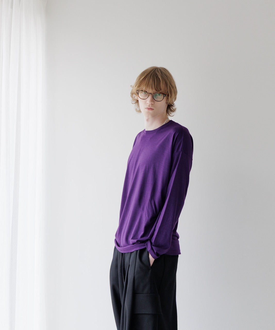 エムビー / HIGH-END 尾州WOOL JERSEY CLASSIC FIT CREW