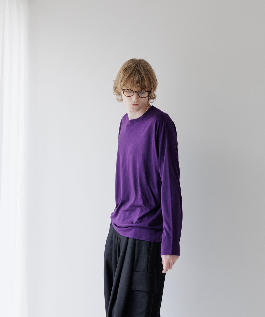 エムビー / HIGH-END 尾州WOOL JERSEY CLASSIC FIT CREW