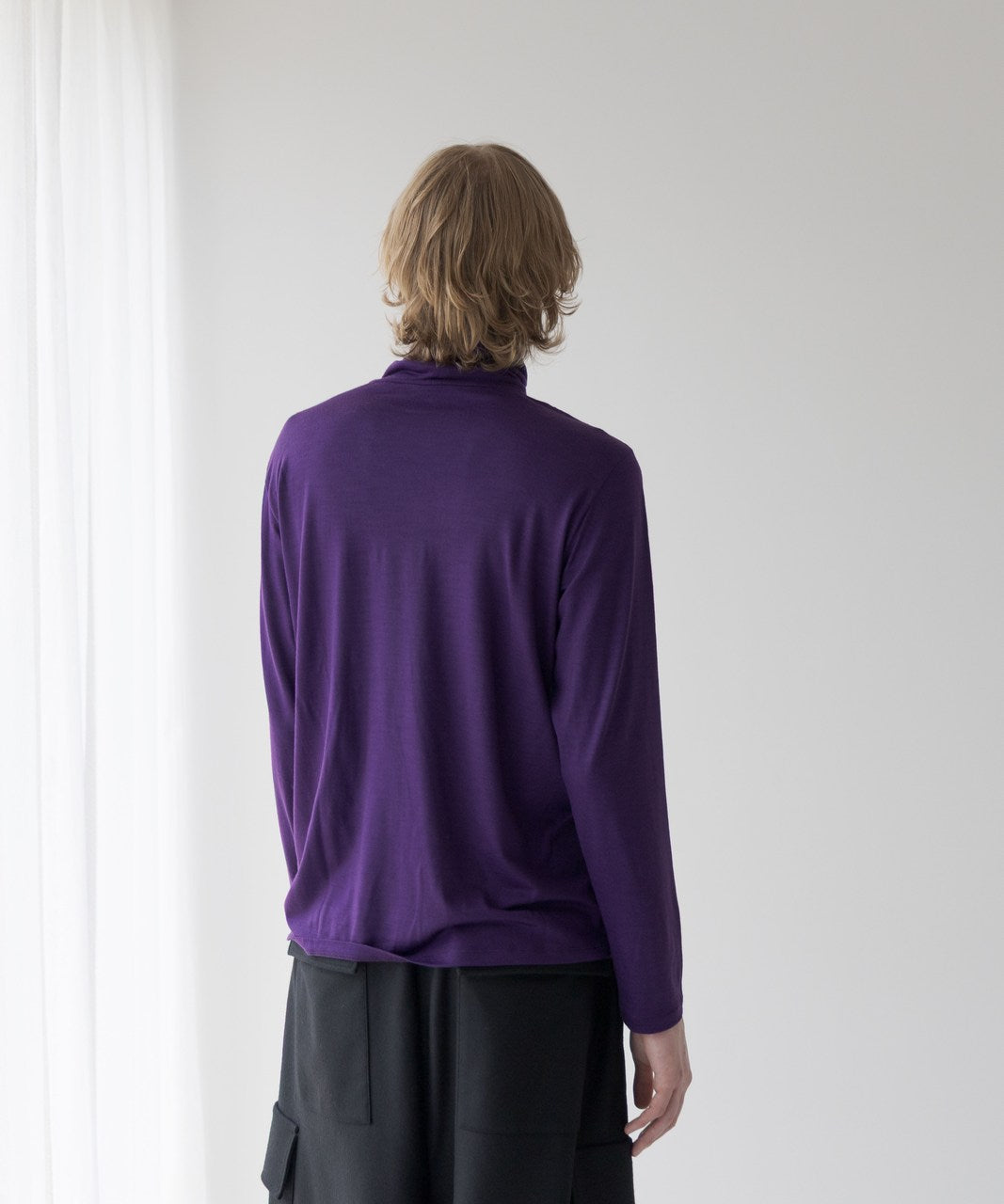 エムビー / HIGH-END 尾州WOOL JERSEY MODERN FIT TURTLE