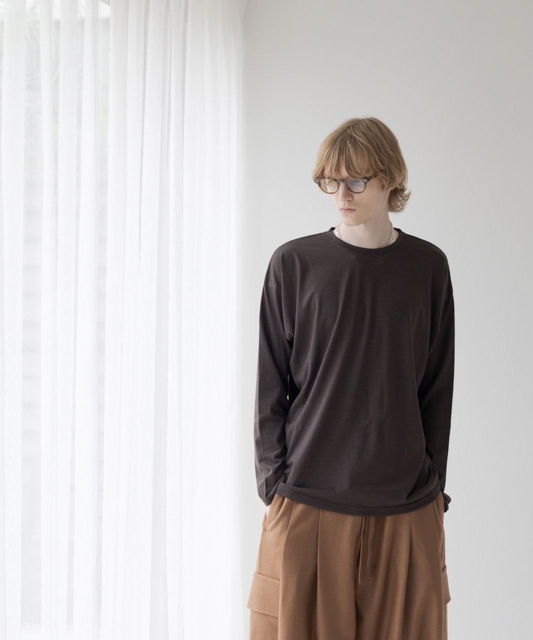 エムビー / HIGH-END 尾州WOOL JERSEY CLASSIC FIT CREW