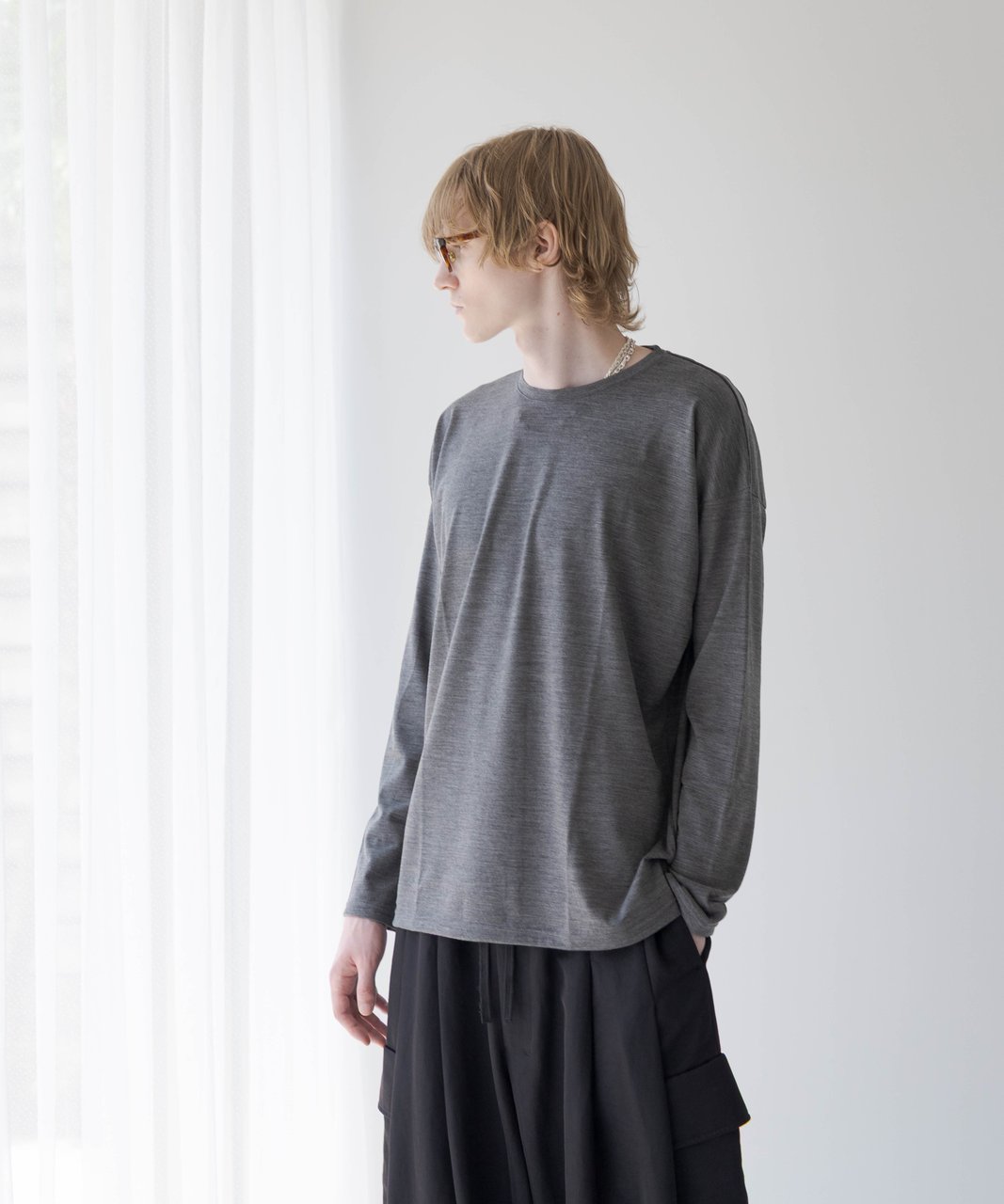 エムビー / HIGH-END 尾州WOOL JERSEY CLASSIC FIT CREW