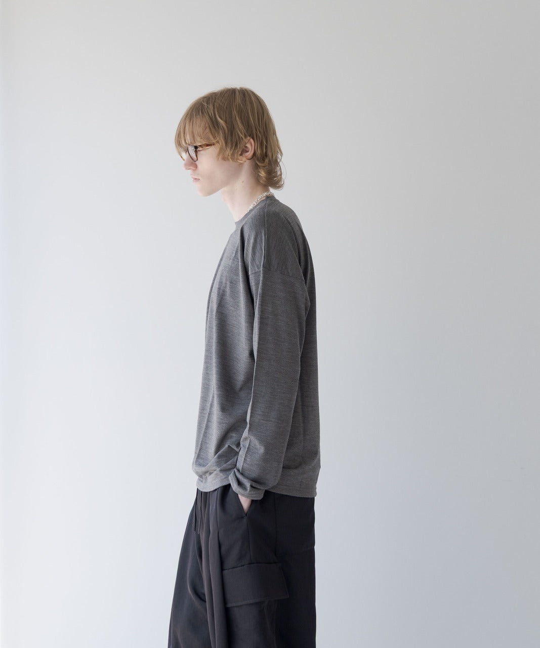 エムビー / HIGH-END 尾州WOOL JERSEY CLASSIC FIT CREW
