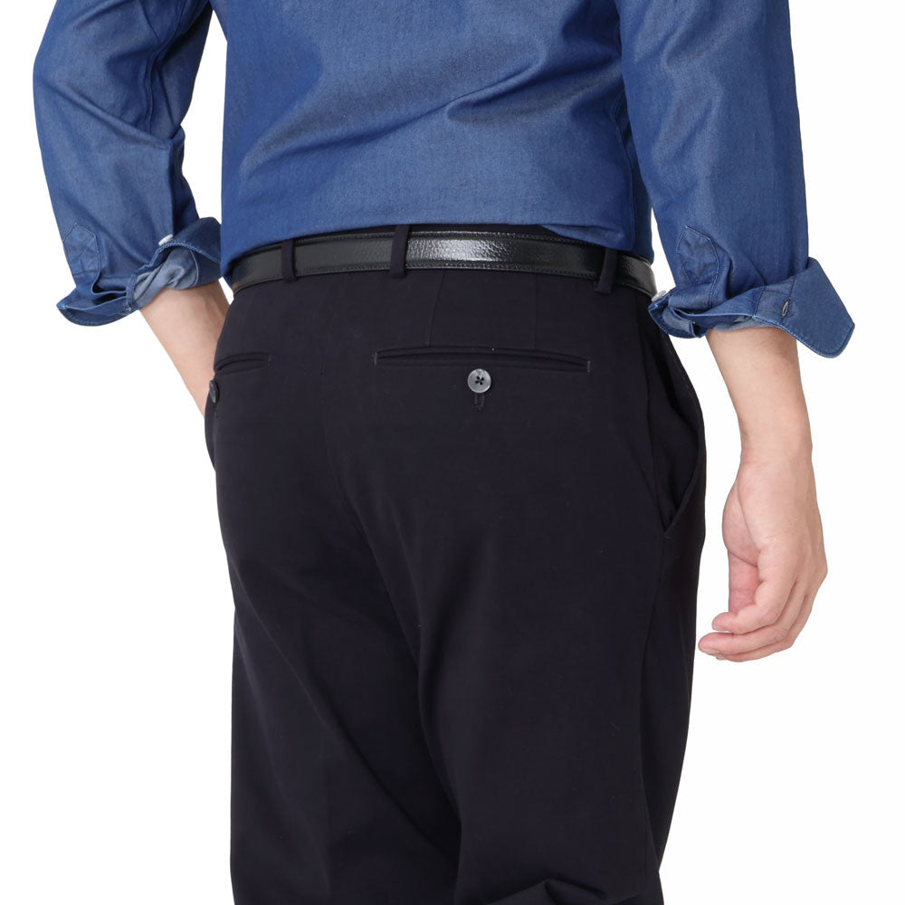 ジーティーアー / ストレッチ コットンツイル 1プリーツ パンツ(Waist Comfort Band)/fedelico 01 RE 27805