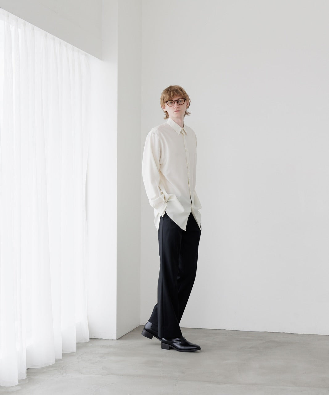 エムビー / ULTIMATE 尾州 FABRIC - PERMANENT WOOL SHIRT