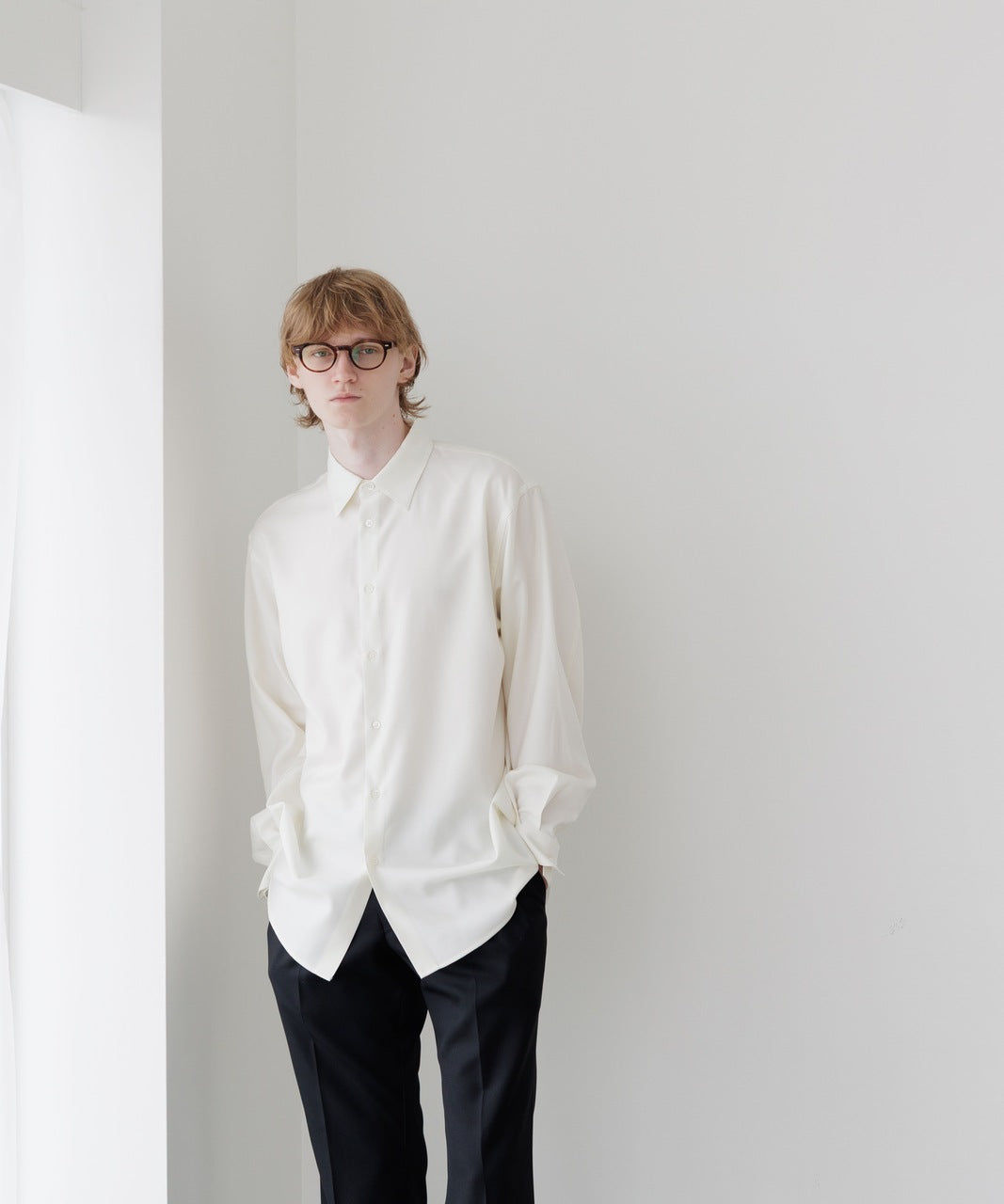 エムビー / ULTIMATE 尾州 FABRIC - PERMANENT WOOL SHIRT