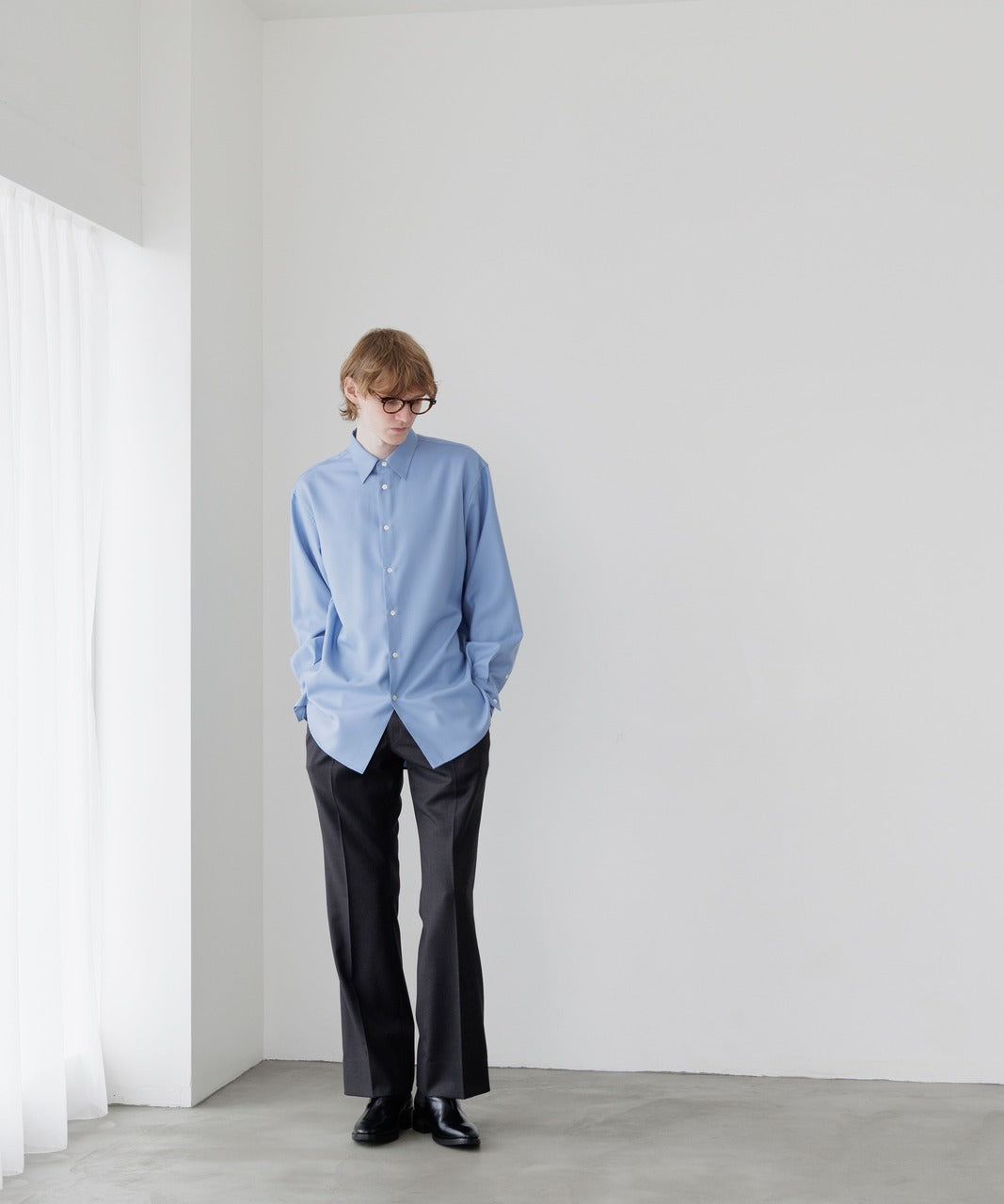 エムビー / ULTIMATE 尾州 FABRIC - PERMANENT WOOL SHIRT