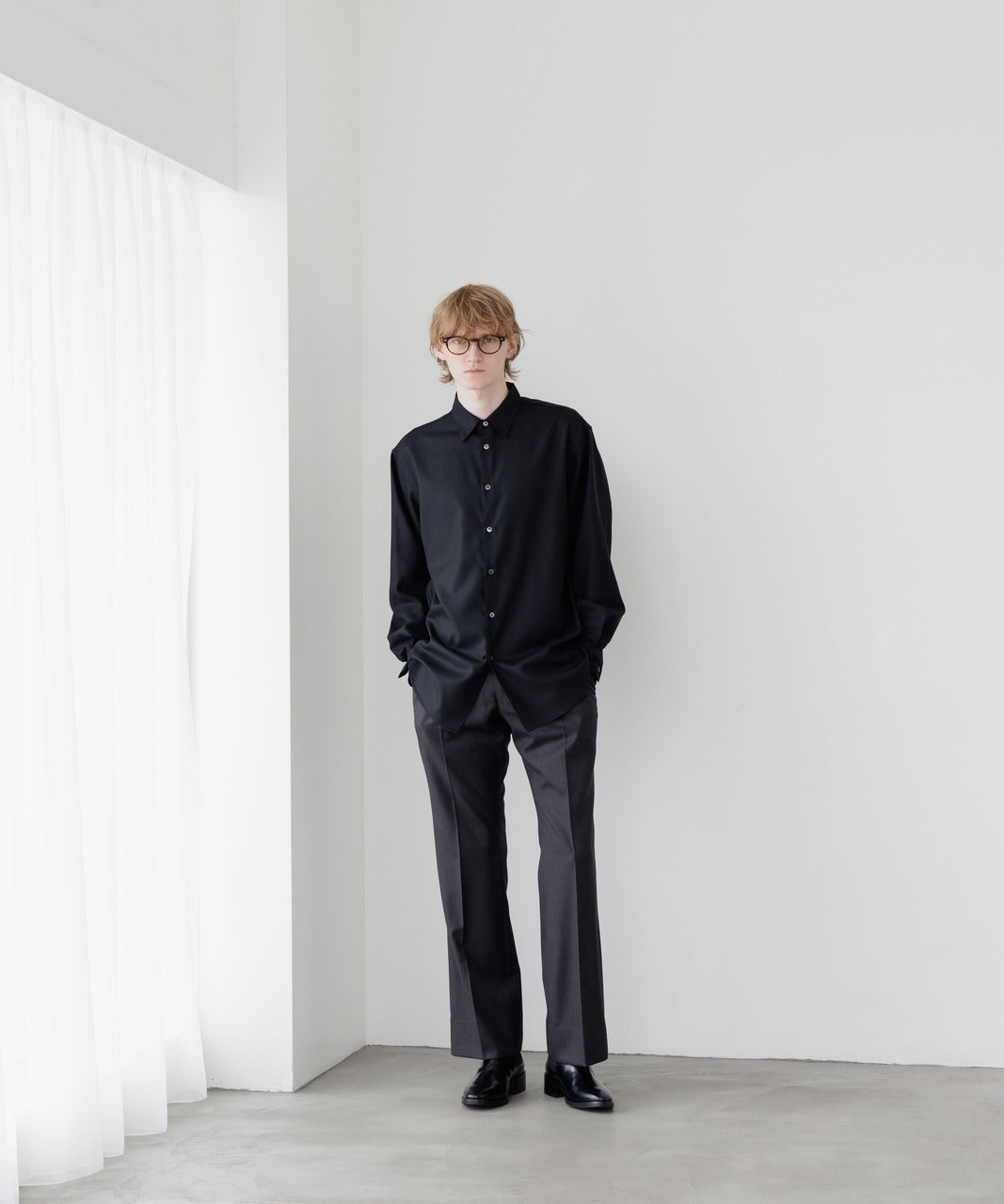 エムビー / ULTIMATE 尾州 FABRIC - PERMANENT WOOL SHIRT