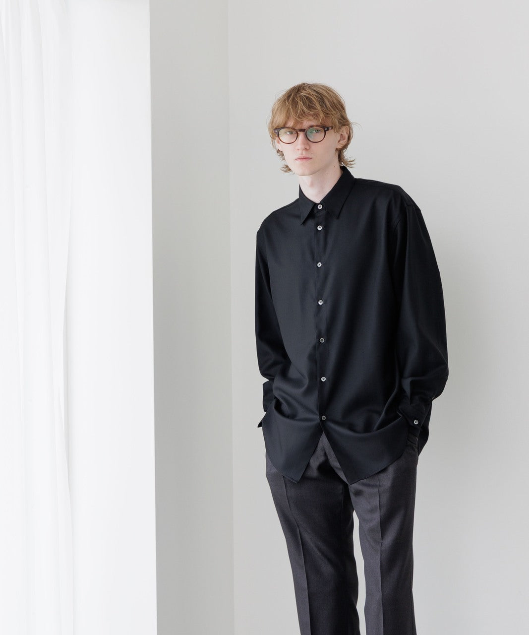 エムビー / ULTIMATE 尾州 FABRIC - PERMANENT WOOL SHIRT