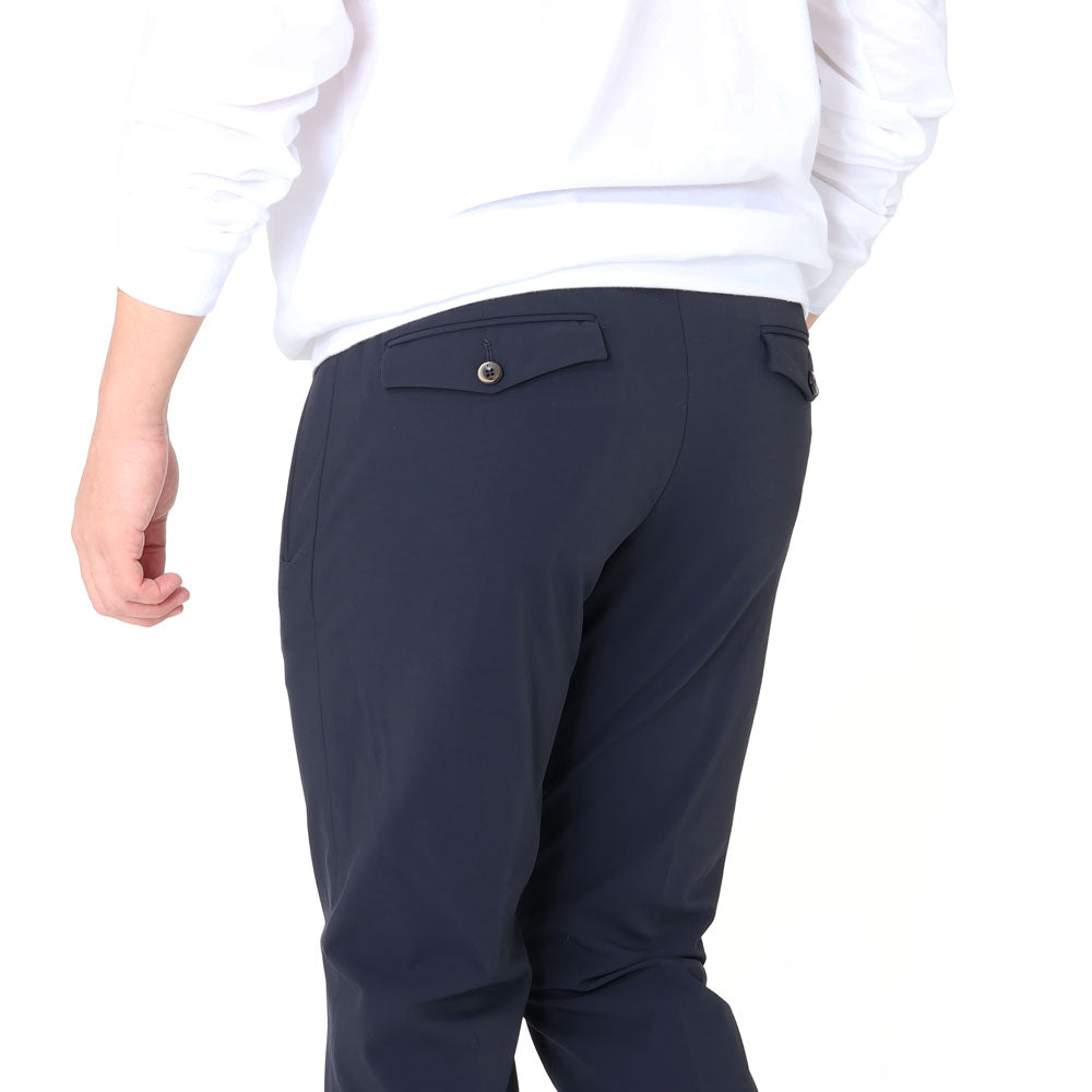 ピーティートリノ / ブラッシド ストレッチ ギャバ 1プリーツ ジップポケット付き パンツ/SOFT FIT/COHSBRZENCL1 NEW BERLIN IT19