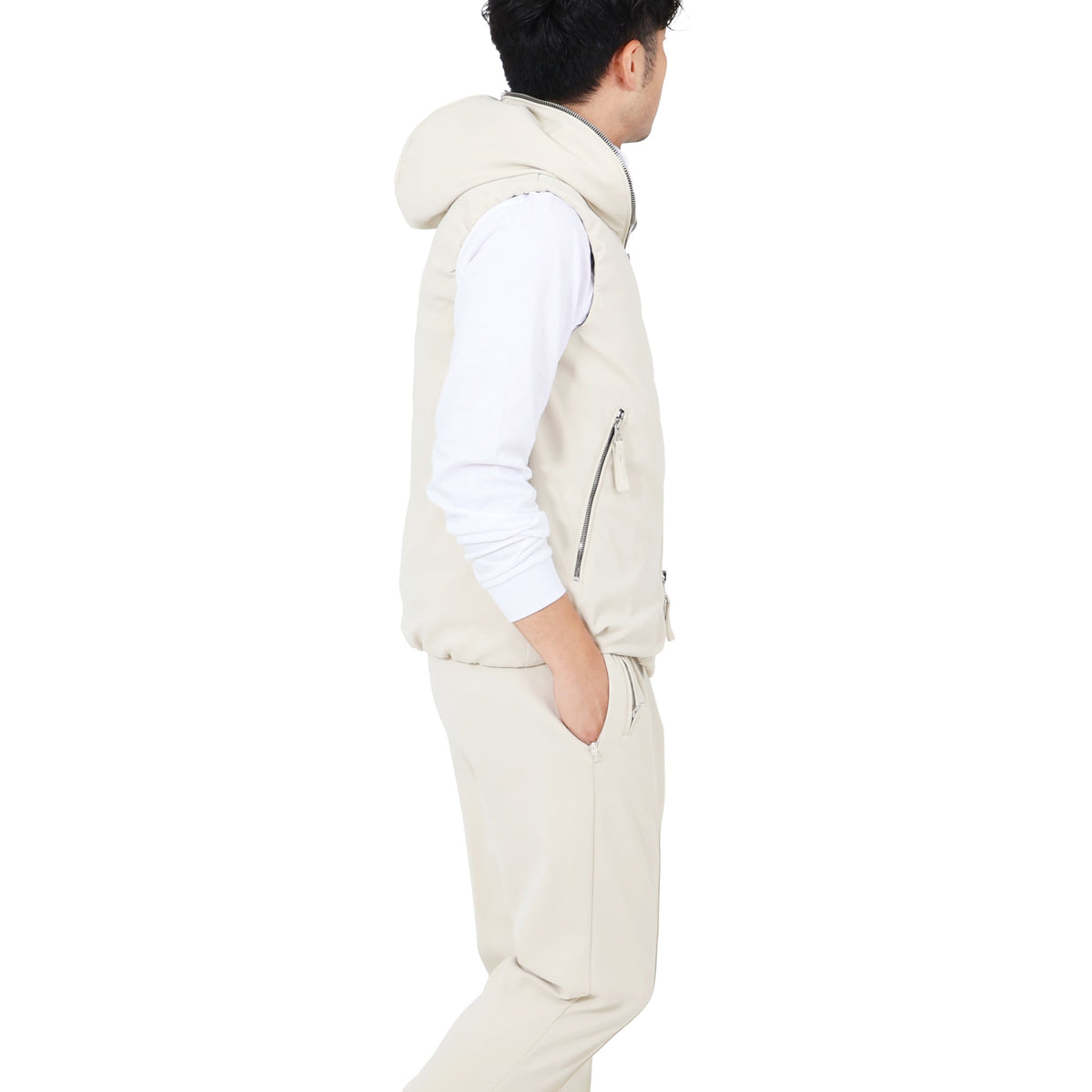 ジャブスアルキヴィオ / 【TOGAGE×DUVETICA】MOCHI JERSEY フーデッド ダウンベスト/ISCHIA 262MC1-10040-00-10640