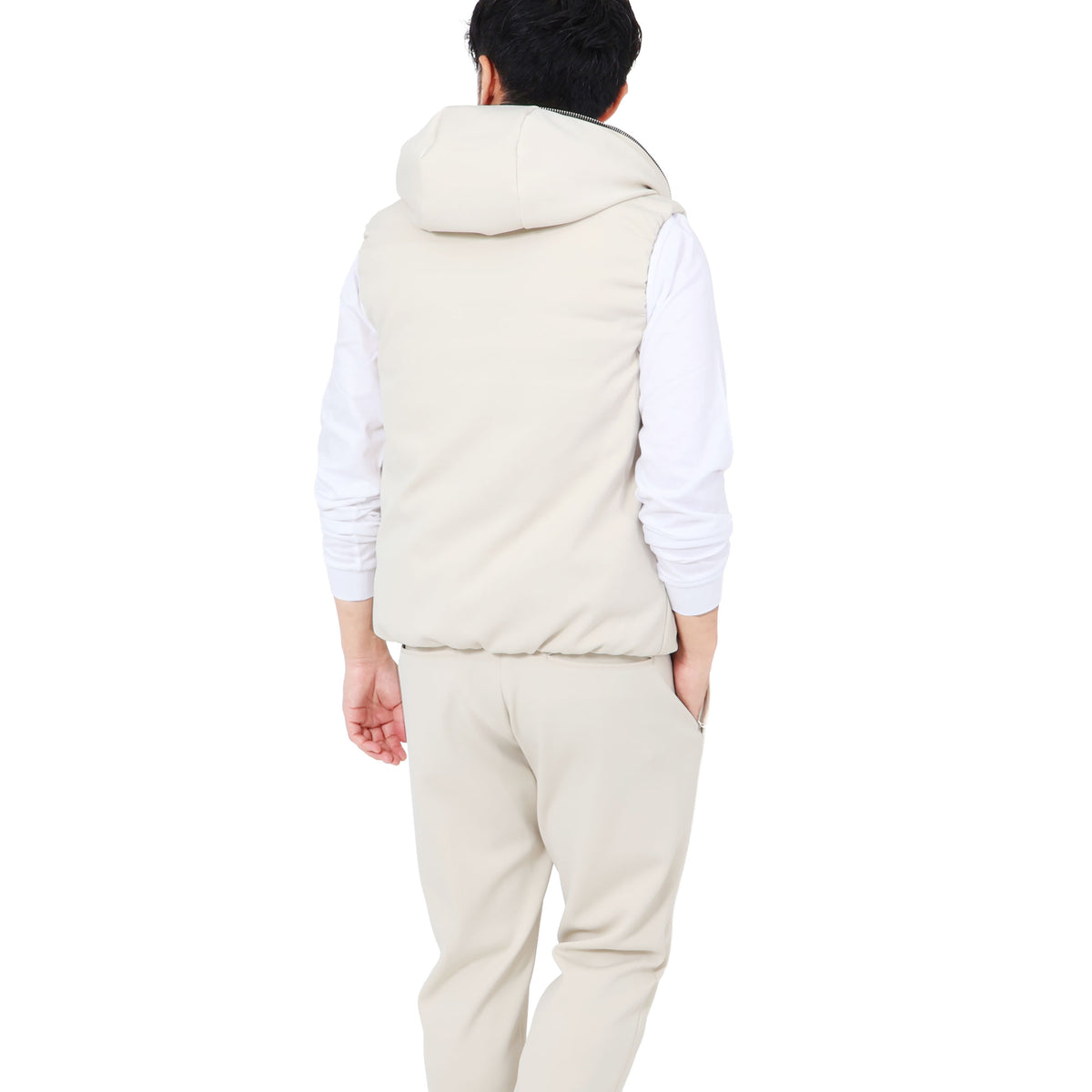 ジャブスアルキヴィオ / 【TOGAGE×DUVETICA】MOCHI JERSEY フーデッド ダウンベスト/ISCHIA 262MC1-10040-00-10640