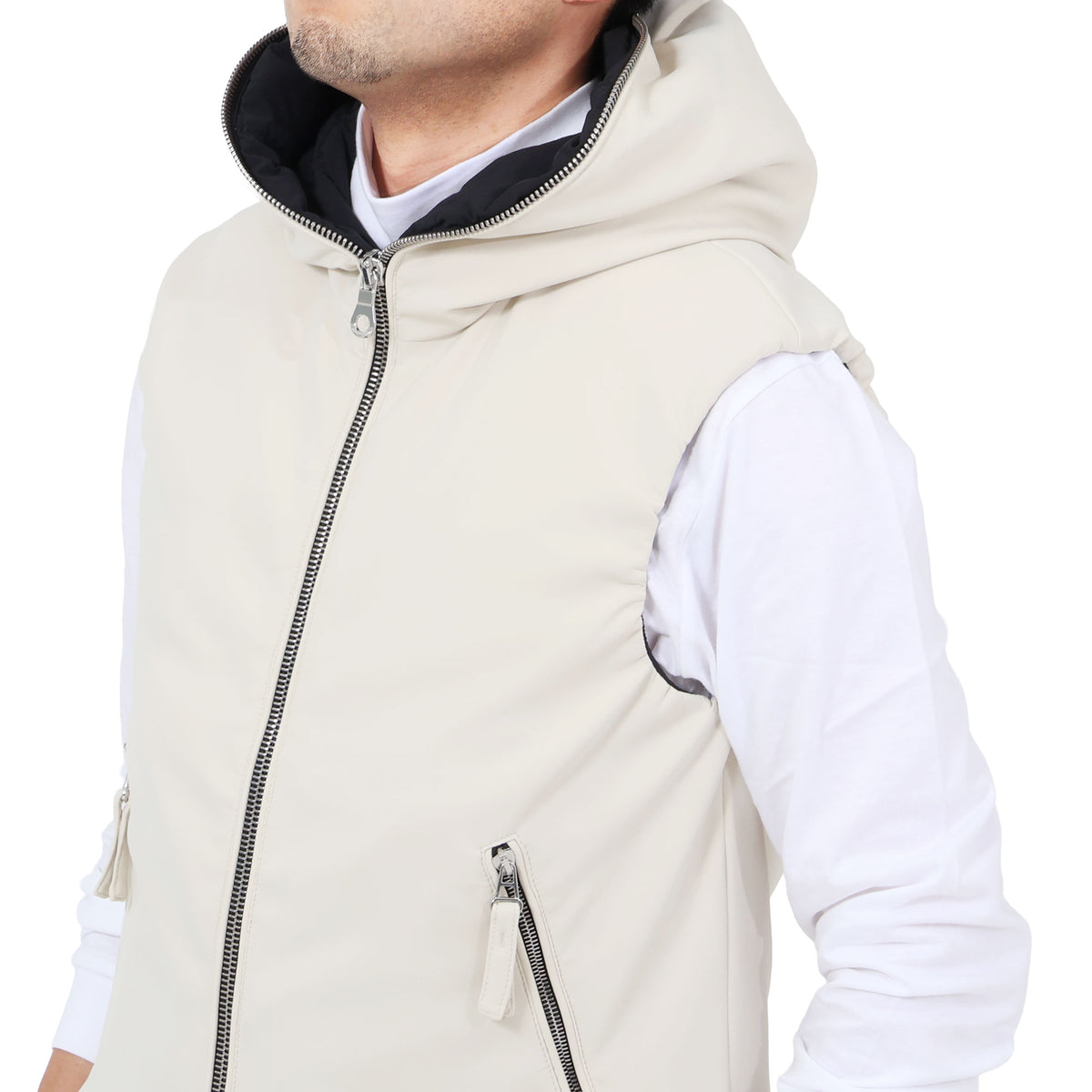 ジャブスアルキヴィオ / 【TOGAGE×DUVETICA】MOCHI JERSEY フーデッド ダウンベスト/ISCHIA 262MC1-10040-00-10640