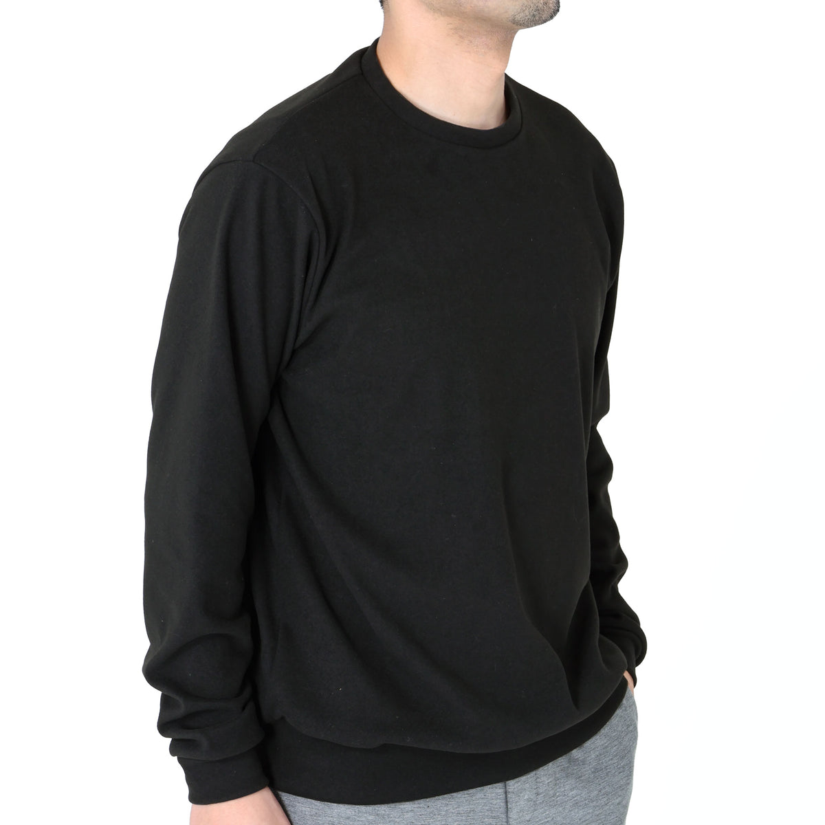 アンティーチポ / ベロアジャージー クルーネック ロングスリーブ Tシャツ/NEBBIOLO LUNGO  comfort pile