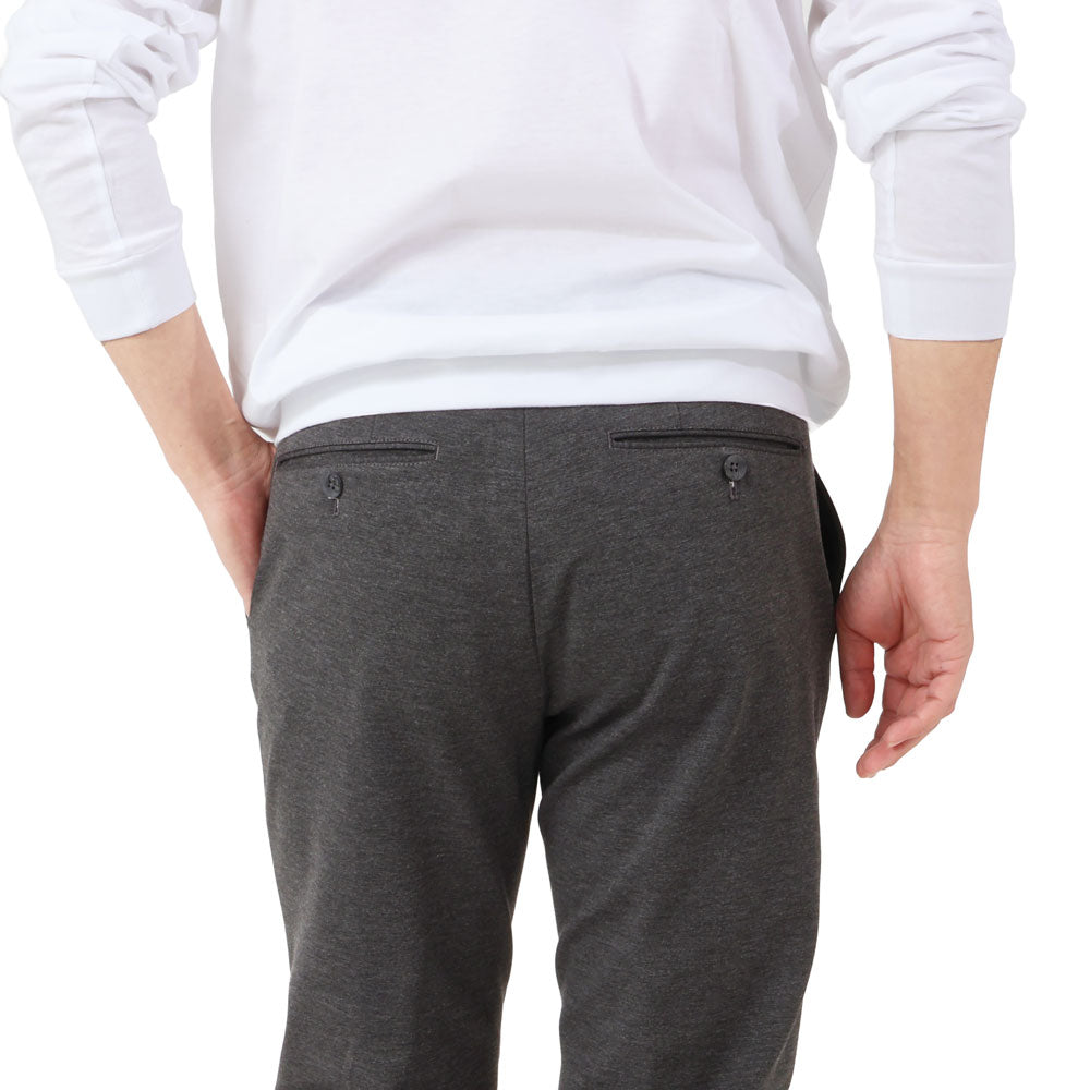 ジーティーアー / EASY CARE JERSEY 1プリーツ 裾リブ パンツ(Waist Comfort Band)/GIORGINO 27950