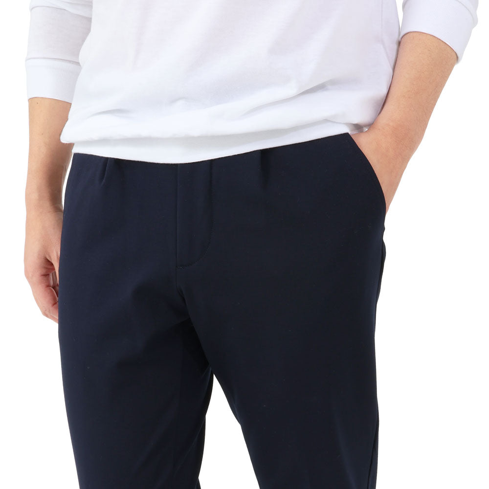 ジーティーアー / EASY CARE JERSEY 1プリーツ 裾リブ パンツ(Waist Comfort Band)/GIORGINO 27950
