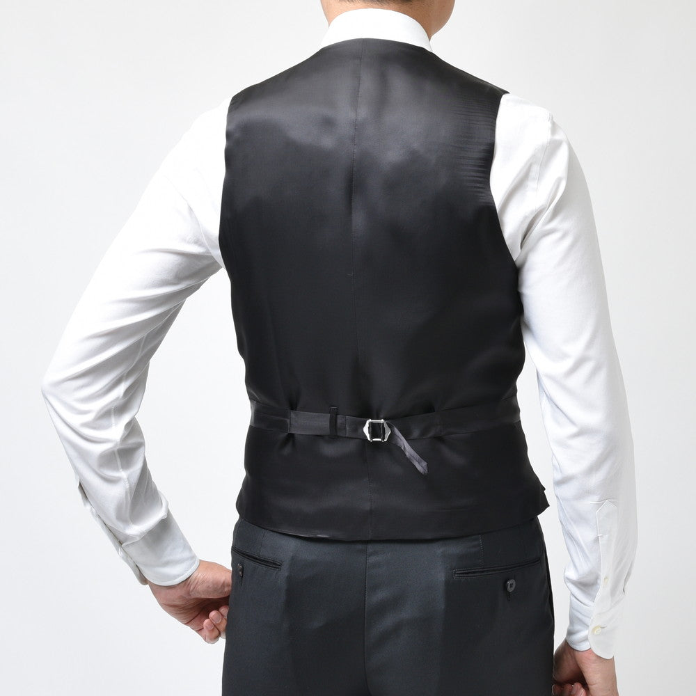 guji（グジ） SUPER150'sウールギャバジンソリッドジレ(MADE BY RING JACKET / LoroPianaファブリック使用)