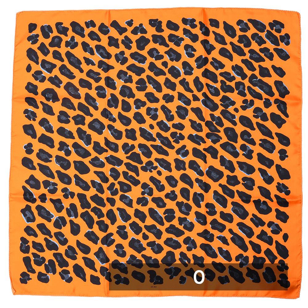 ANNEE（アネー） シルクツイルプリントスカーフ LEOPARD[70×70(cm)]