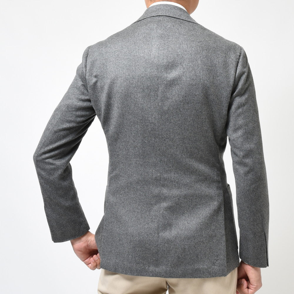 guji（グジ） カシミアサキソニーソリッド3Bジャケット (MADE BY RING JACKET / LoroPianaファブリック使用)