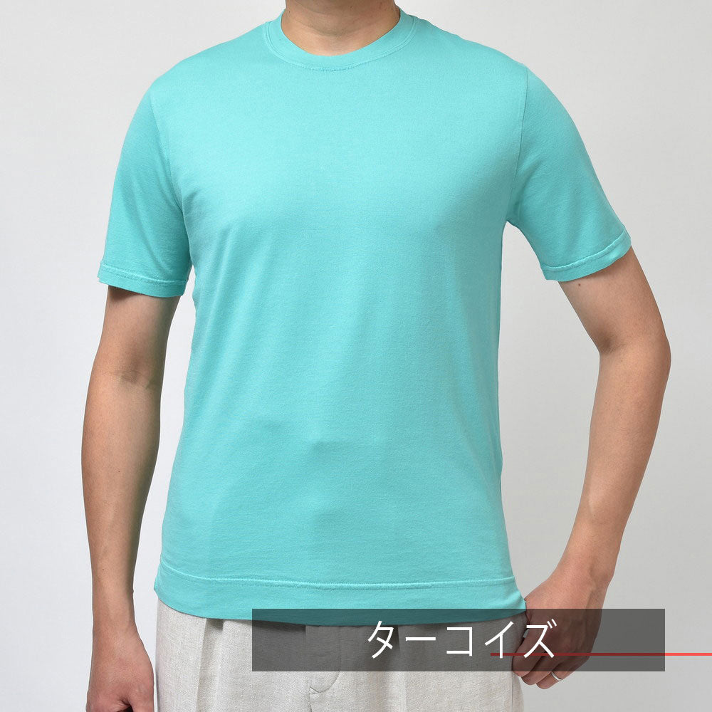 FEDELI（フェデリ） ガーメントダイオーガニックギザコットンスムースS/Sクルーネックカットソー EXTREME MM.