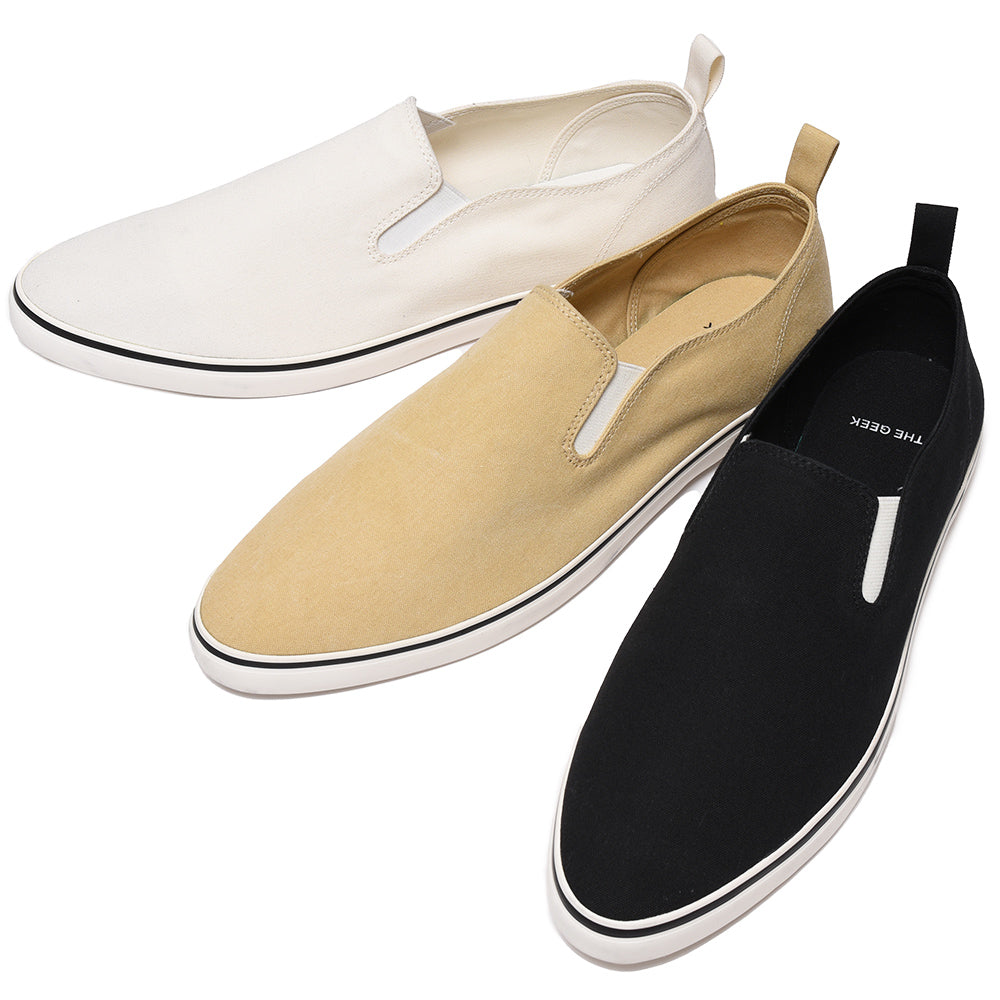 THE GEEK（ザ ギーク） コットンキャンバススリッポンスニーカー SLIP ON/CANVAS/MOD1
