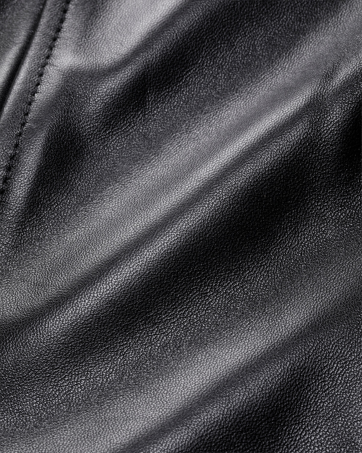 FAI（ファイ） シルバーZIP ナッパチェラータ ラムレザーシングルライダース / ブラック
