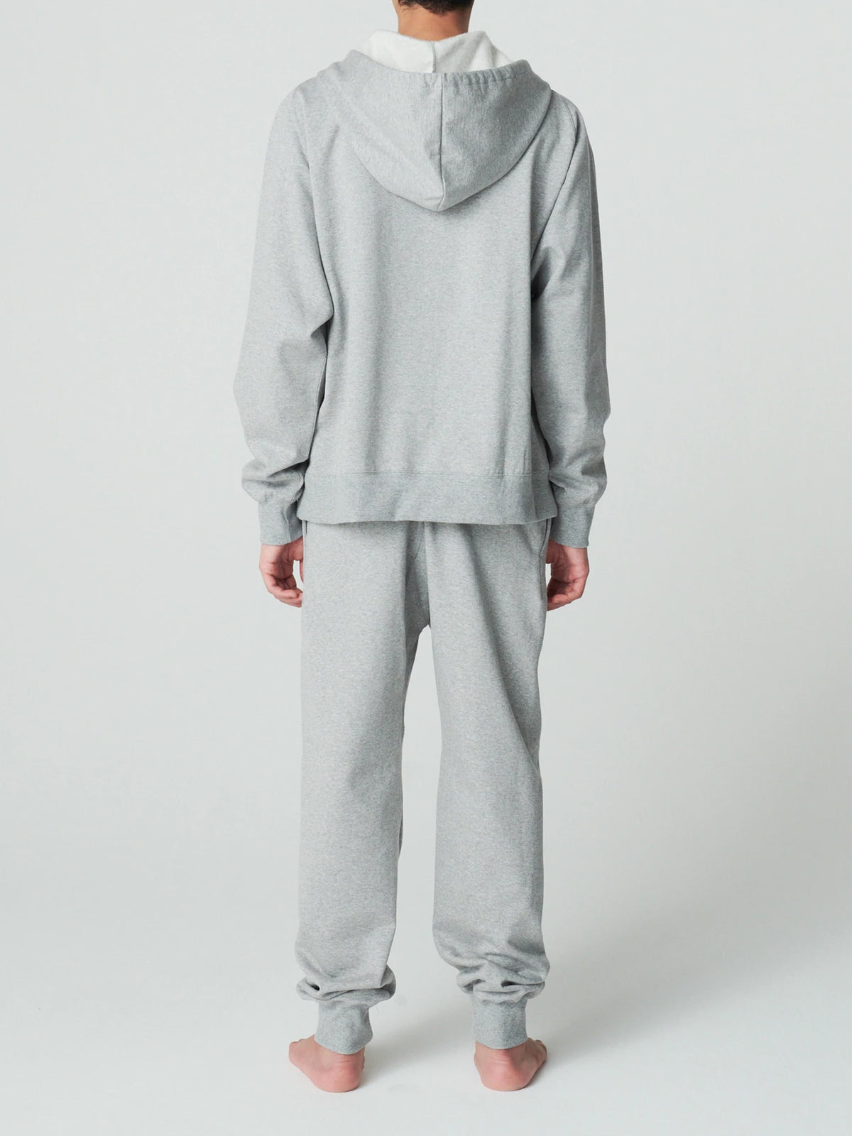 Sweat Hoodie / スウェットパーカー / グレー （表コットンMVS・裏毛シルク100%）