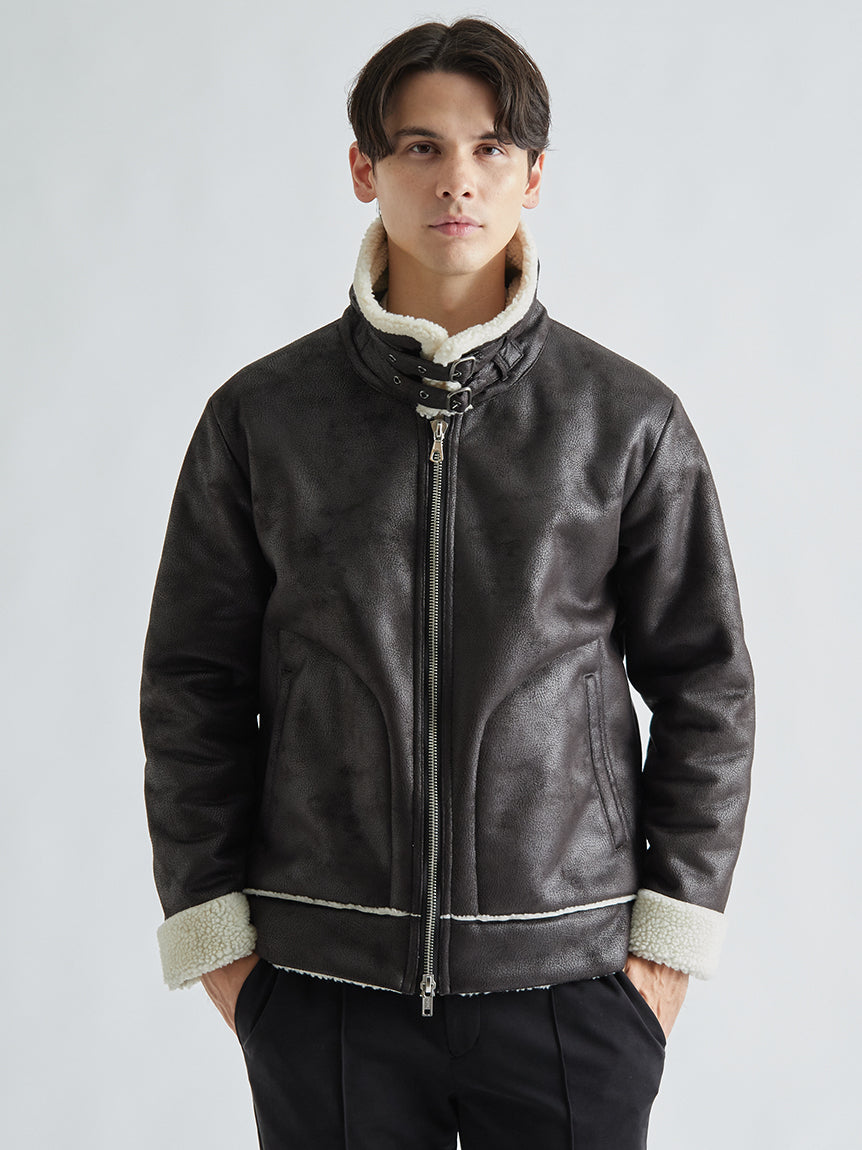 アウール / FAKE MOUTON JACKET