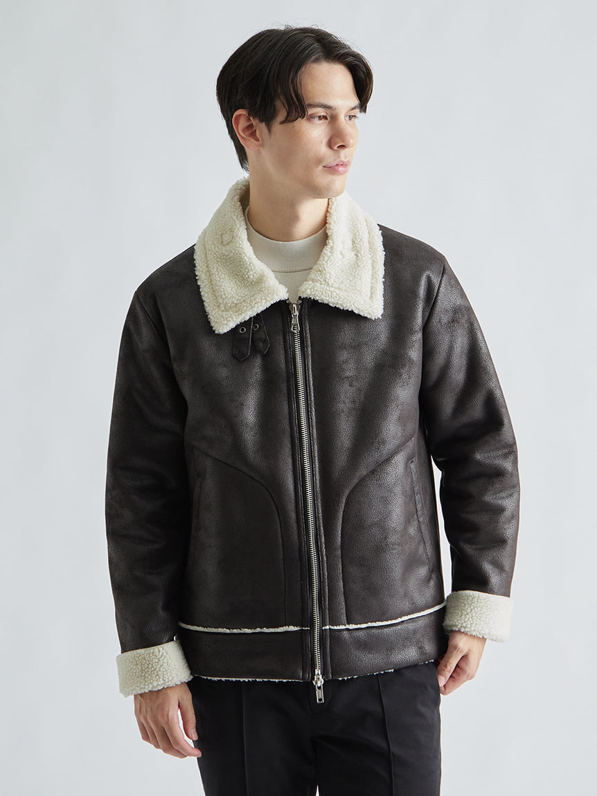 アウール / FAKE MOUTON JACKET