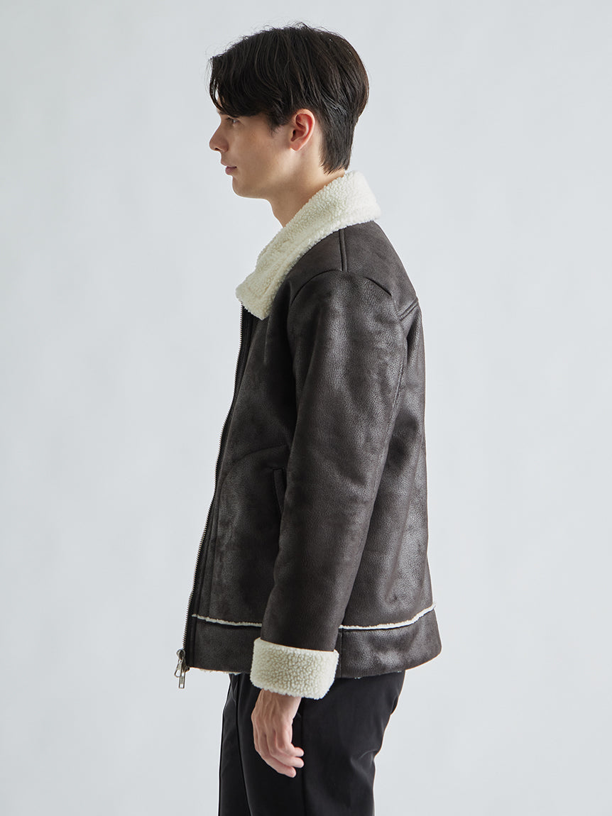 アウール / FAKE MOUTON JACKET
