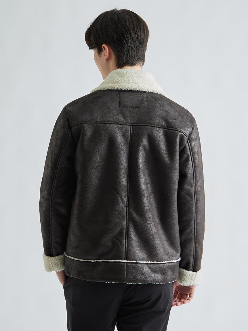 アウール / FAKE MOUTON JACKET