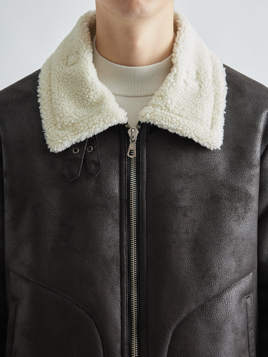 アウール / FAKE MOUTON JACKET