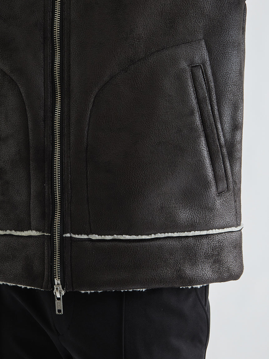 アウール / FAKE MOUTON JACKET