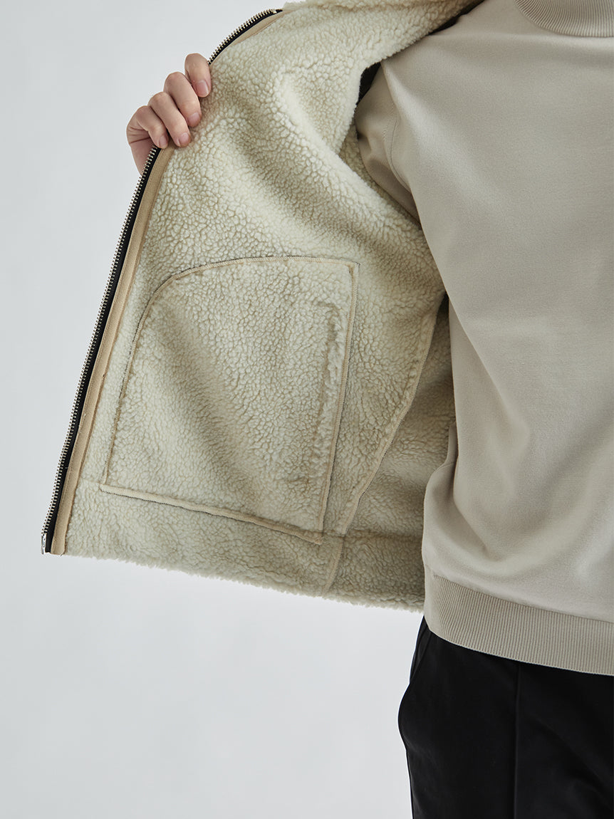 アウール / FAKE MOUTON JACKET
