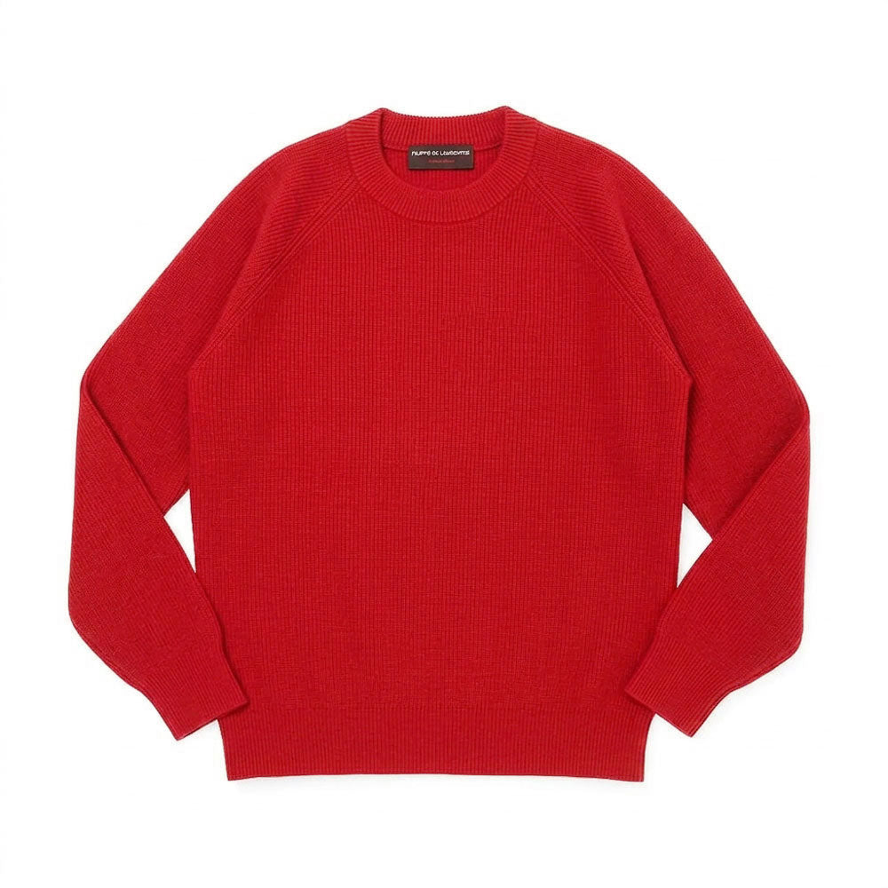 フィリッポ デ ローレンティス / Cashmerino 畔編み クルーネックニット/5GC1MLR42