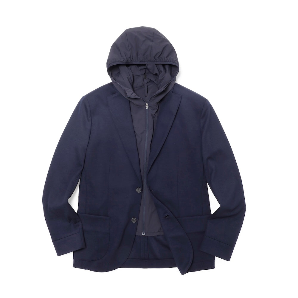 シーズ / ウールジャージー HOODED BLAZER/JB037 TJ272