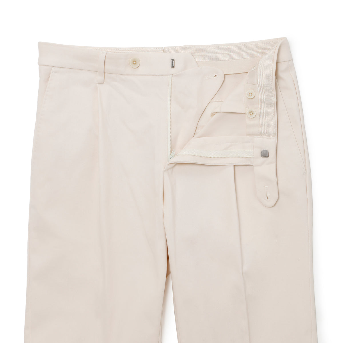 ジーティーアー / ストレッチ コットンツイル 1プリーツ パンツ(Waist Comfort Band)/fedelico 01 RE 27805