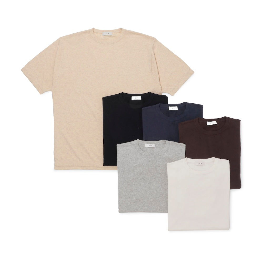 Cotton Cashmere Knit Tee 26502100
