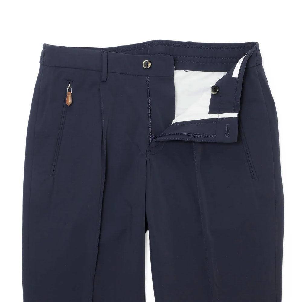 ピーティートリノ / ブラッシド ストレッチ ギャバ 1プリーツ ジップポケット付き パンツ/SOFT FIT/COHSBRZENCL1 NEW BERLIN IT19