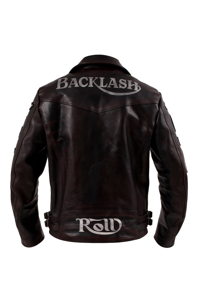 定価297000円 2023AW バックラッシュ roll レザー ライダース （ISAMU 