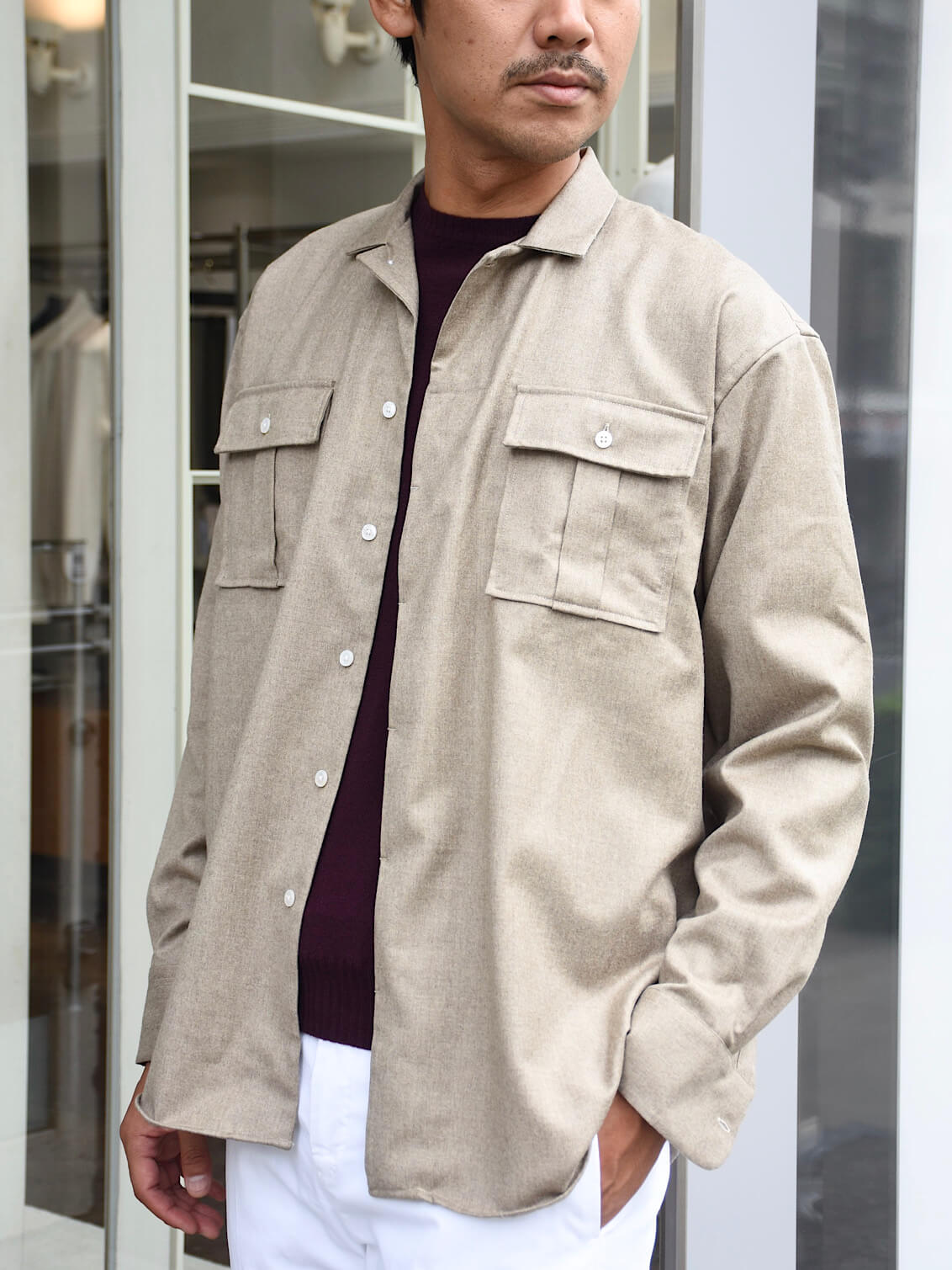 L最前線のバグッタ シャツ シャツ メンズl 11 970 Epmhv Quito Gob Ec