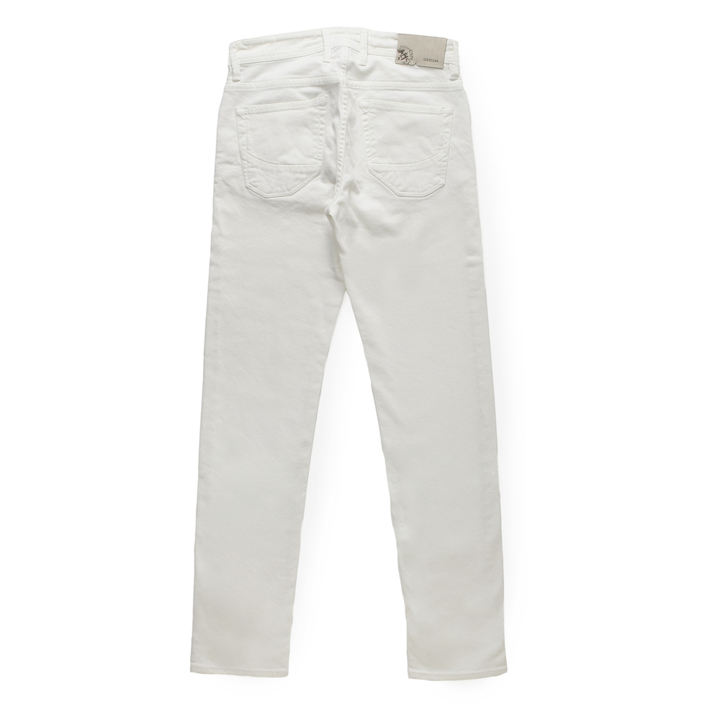 SIVIGLIA WHITE スラックス/ジョガーパンツ SIZE29