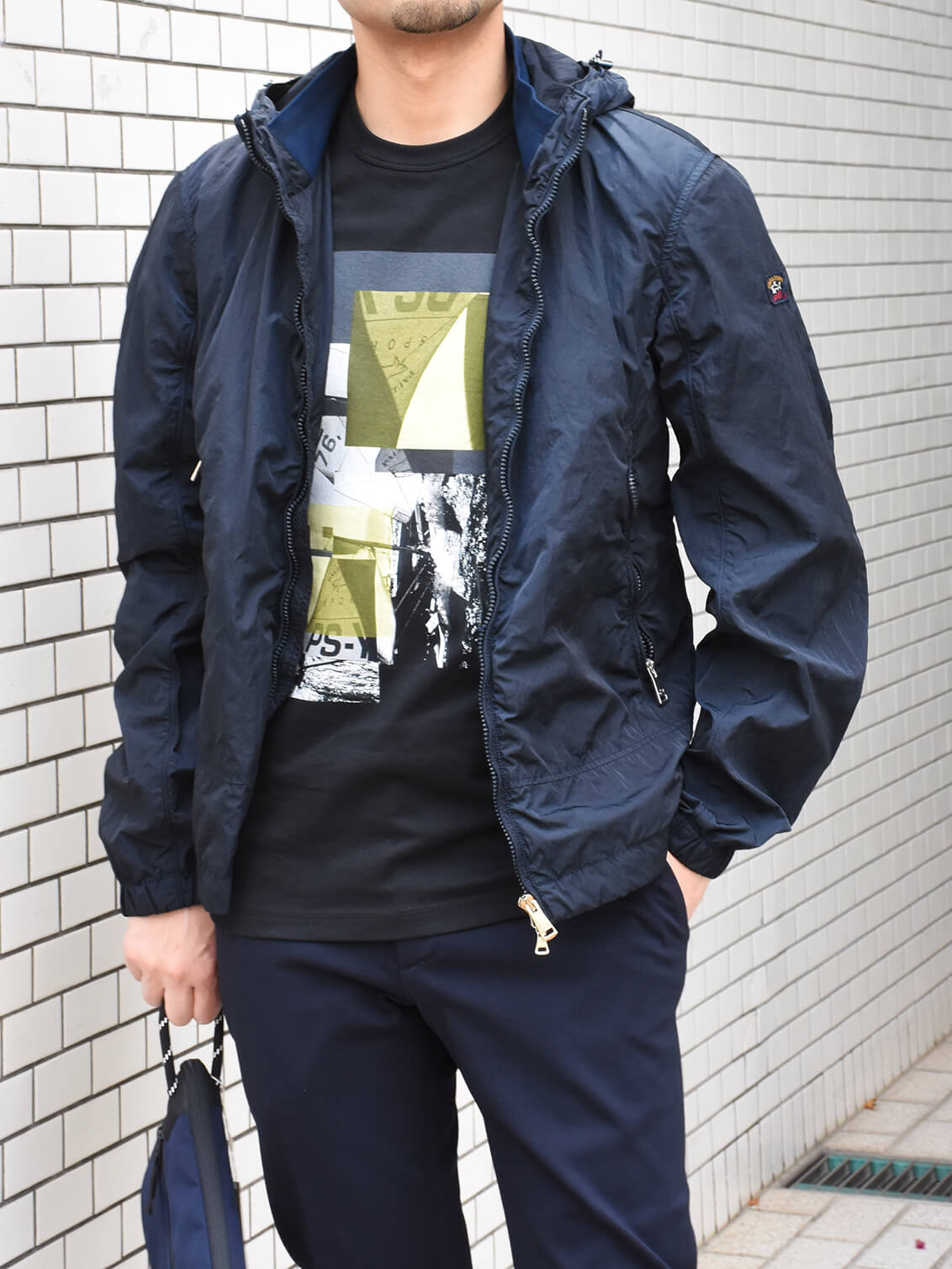 のポケット Paul ポールアンドシャーク/ プルオーバージャケット(美品