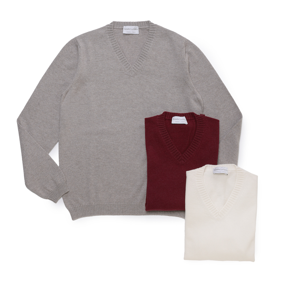 Settefili Cashmere セッテフィーリカシミアの長袖Tシャツ肩幅46cm